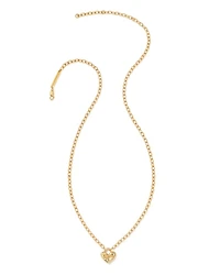 Mom Heart Padlock Sterling Silver Pendant Necklace White Sapphire