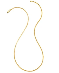 Small Serpentine Chain Necklace in 18k Gold Vermeil