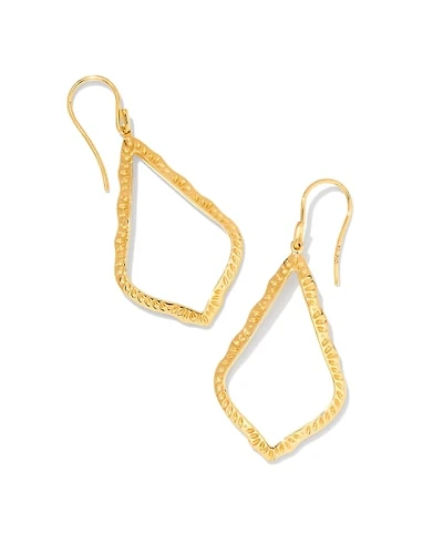 Sophee Open Frame Earrings 18k Gold Vermeil
