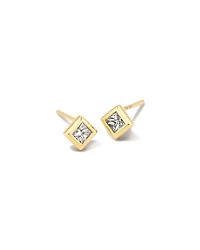 0.32 ct Michelle 14k Yellow Gold Stud Earrings White Diamond