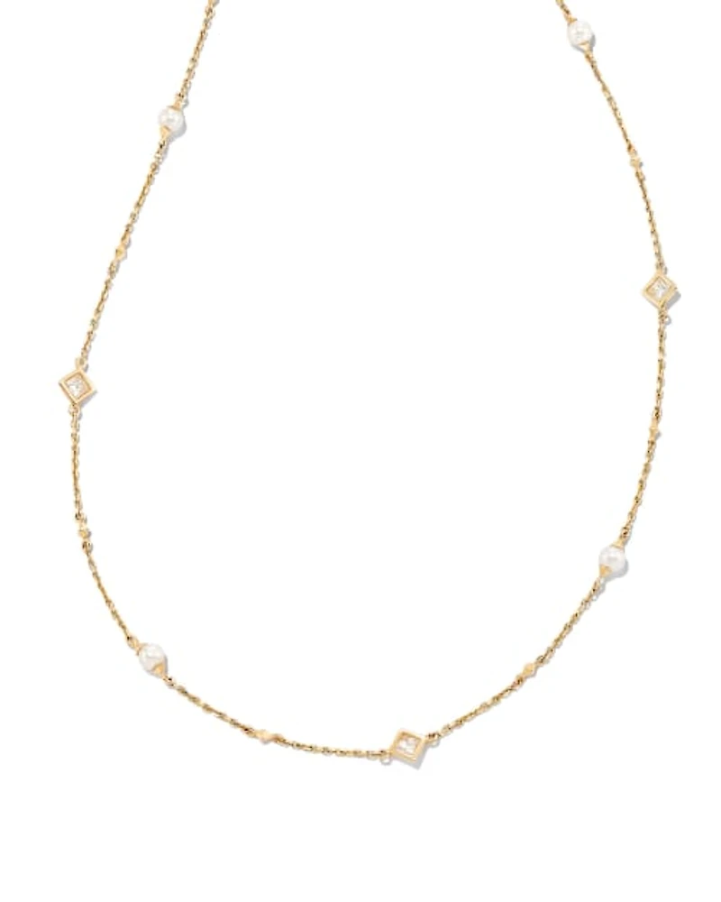 Michelle Strand Necklace White Pearl