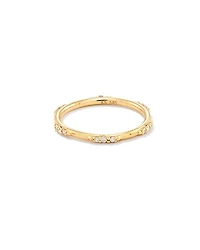 0.19 ct Posey 14k Yellow Gold Band Ring White Diamonds