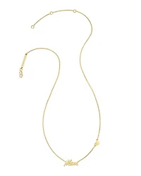 Mom Pendant Necklace in 18k Gold Vermeil