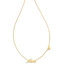 Mom Pendant Necklace in 18k Gold Vermeil