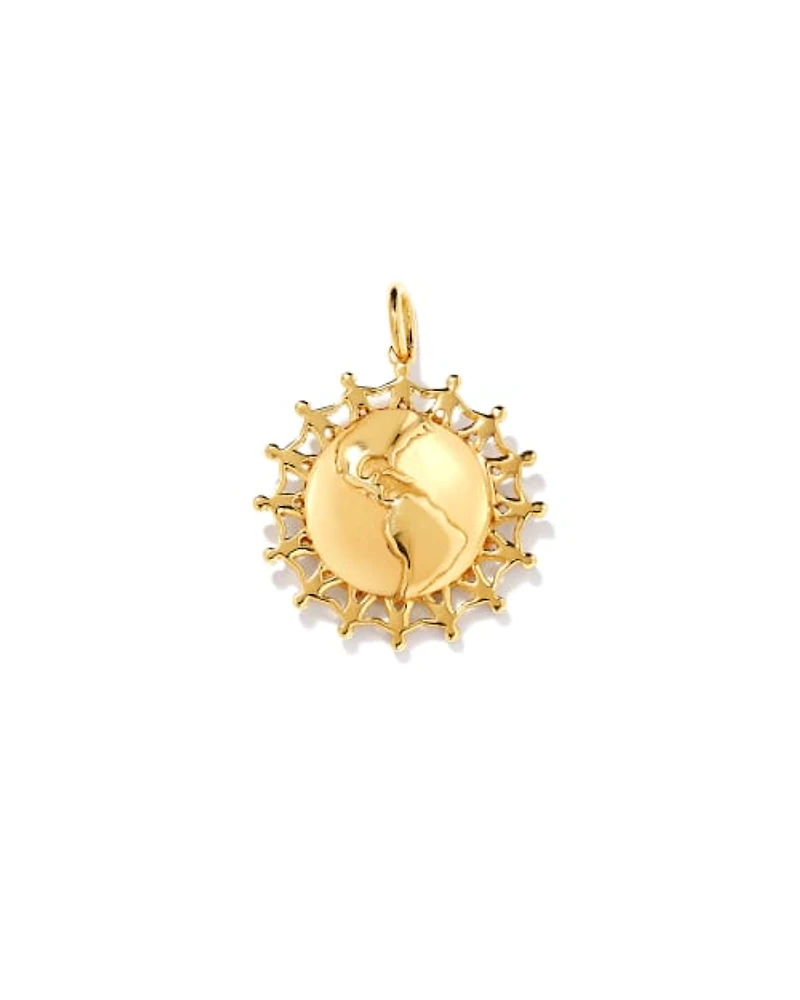 Children’s World Charm 18k Gold Vermeil