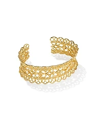 Krista Lace Gold Cuff Bracelet