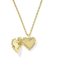 Mallory Rose Gold Locket Short Pendant Necklace