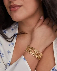 Krista Lace Gold Cuff Bracelet