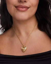 Mallory Rose Gold Locket Short Pendant Necklace