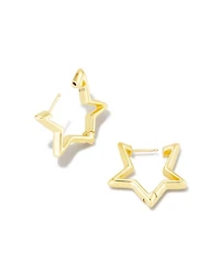 Star Huggie Earrings