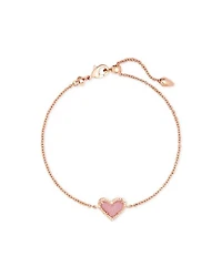 Ari Heart Rose Gold Chain Bracelet