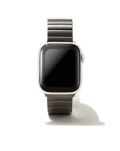 Hudson Watch Band Gunmetal Stainless Steel