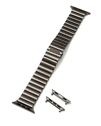 Hudson Watch Band Gunmetal Stainless Steel