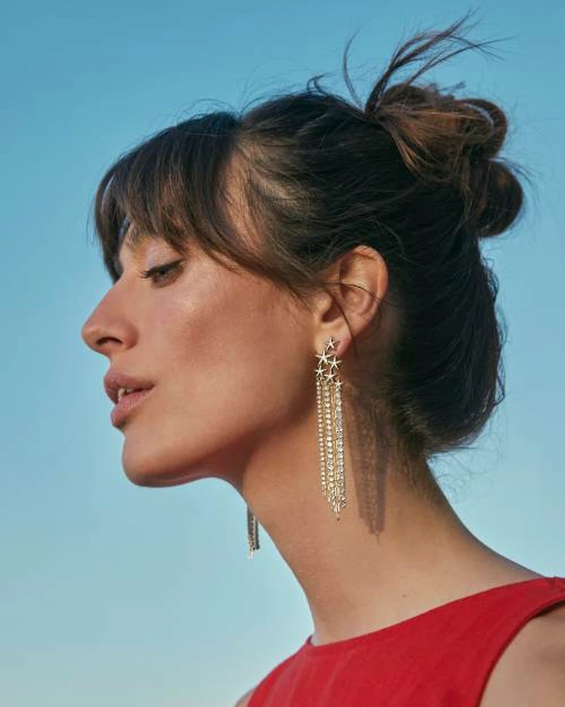 Cassidy Silver Statement Earrings