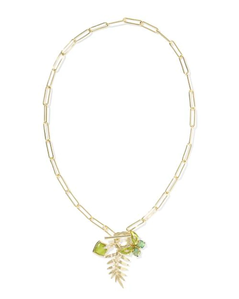 Bianca Butterfly Gold Charm Necklace
