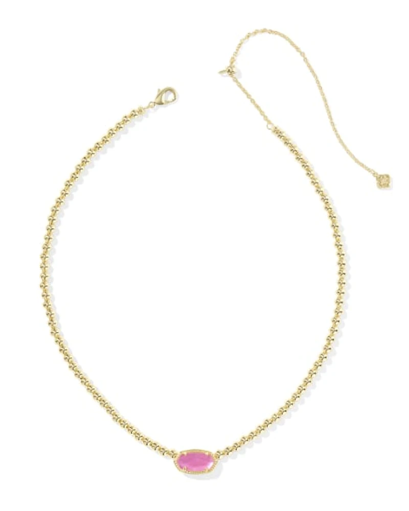 Elisa Gold Beaded Necklace