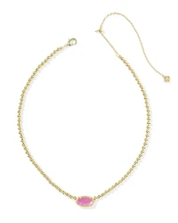 Elisa Gold Beaded Necklace