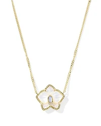 Joelle Orchid Gold Short Pendant Necklace