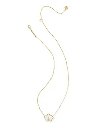 Joelle Orchid Gold Short Pendant Necklace
