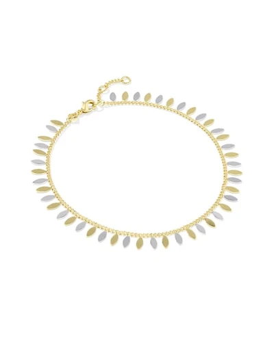 Kayla Mixed Metal Anklet