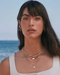 Joelle Gold Multi Strand Necklace