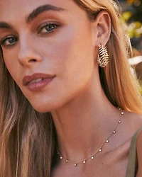 Kayla Silver Hoop Earrings