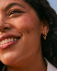 Star Huggie Earrings