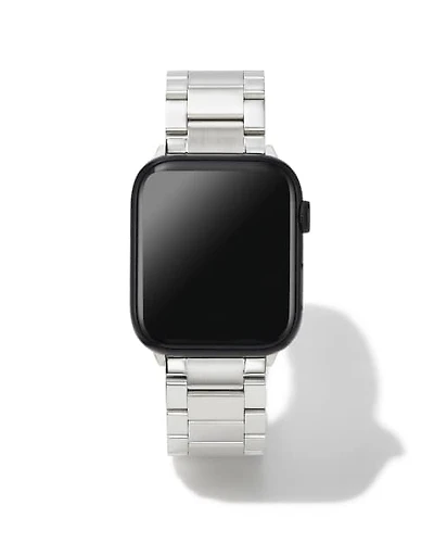 Weston 3 Link Watch Band Black Tone Stainless Steel