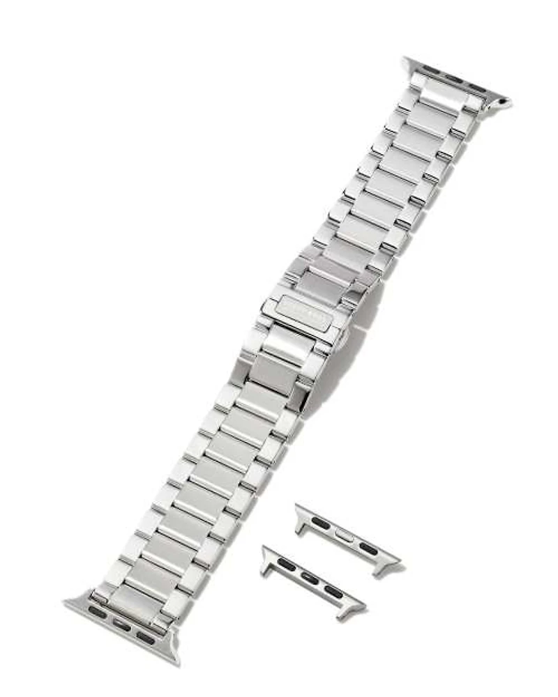 Weston 3 Link Watch Band Black Tone Stainless Steel