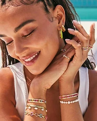 Kelsey Gold Chain Bracelet Multi Mix