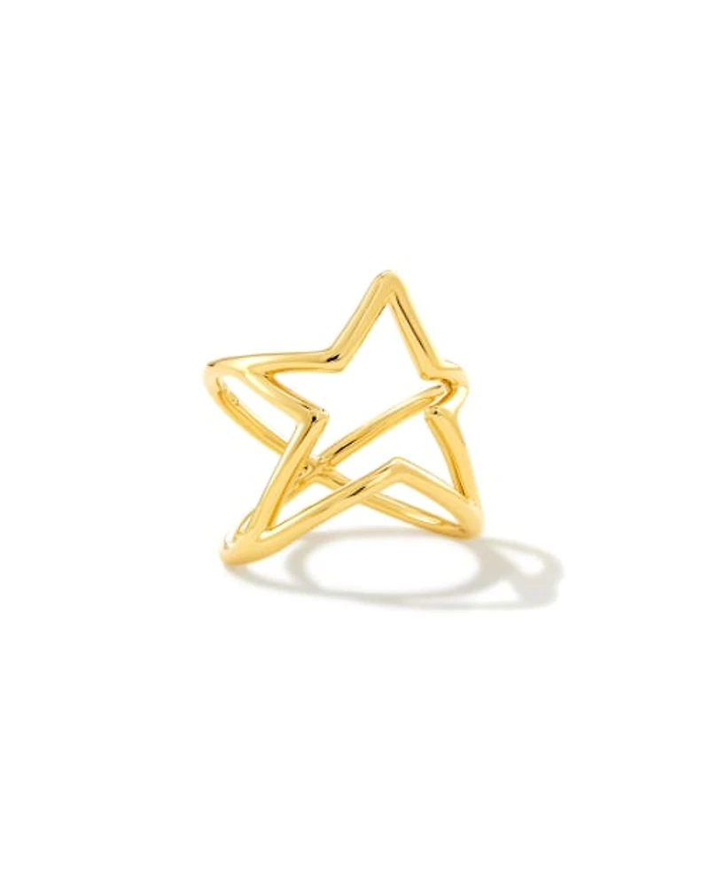 Open Star Statement Ring