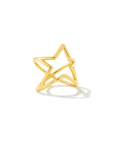 Open Star Statement Ring