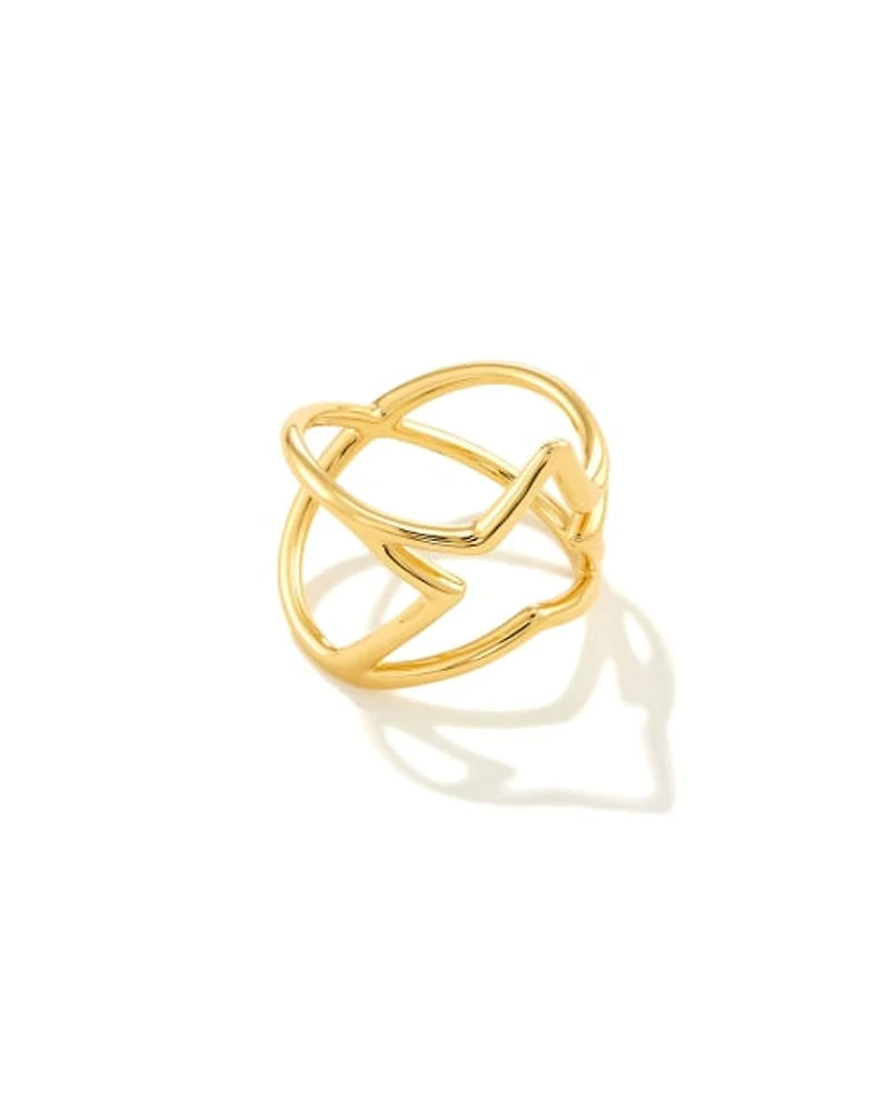 Open Star Statement Ring