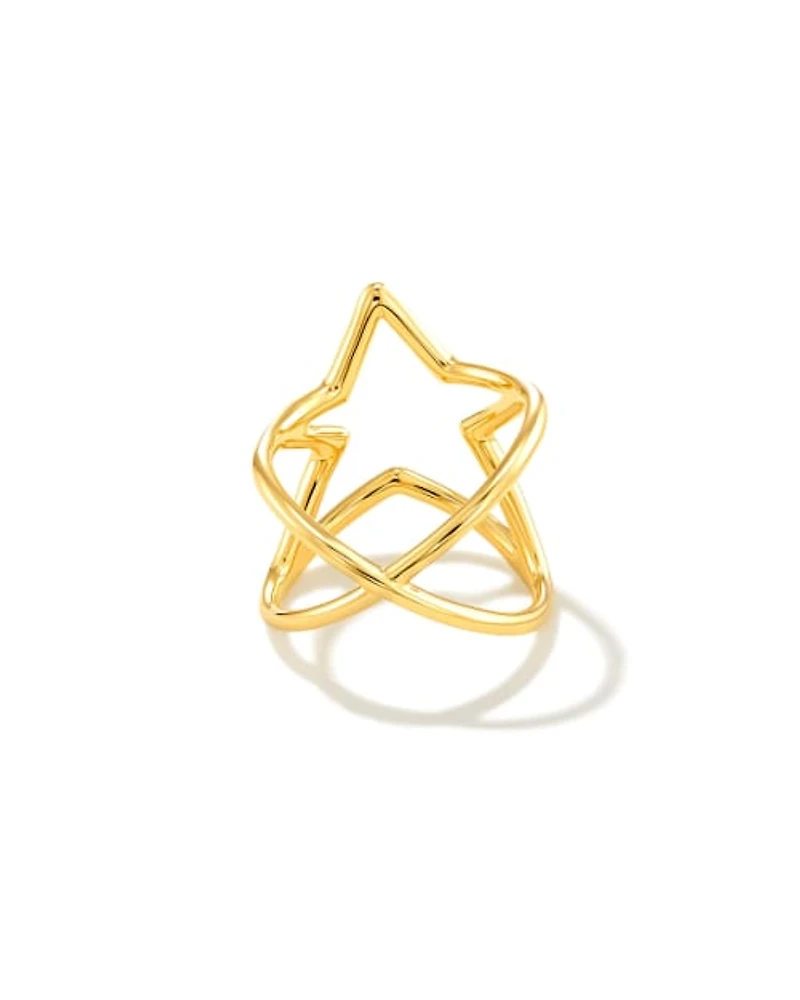 Open Star Statement Ring