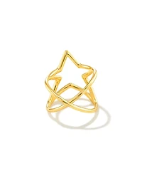 Open Star Statement Ring