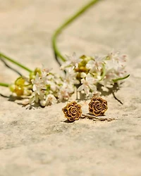 Ansel Rose Stud Earrings