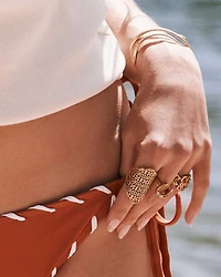 Ansel Rose Cocktail Ring