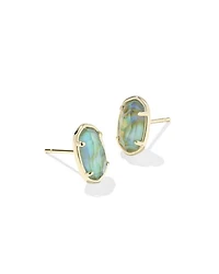 Grayson Gold Stone Stud Earrings