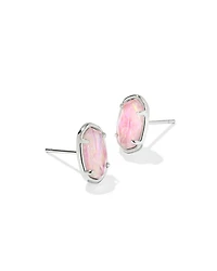 Grayson Silver Stone Stud Earrings