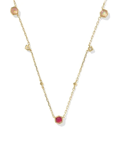 Davie Trio 18k Gold Vermeil Strand Necklace