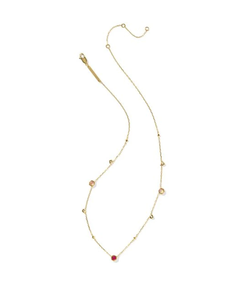 Davie Trio 18k Gold Vermeil Strand Necklace
