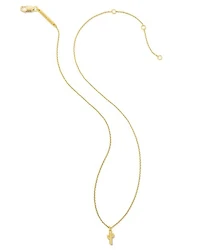 Mini Cactus Pendant Necklace Sterling Silver