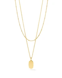 Elisa Charm Multi Strand Necklace Sterling Silver