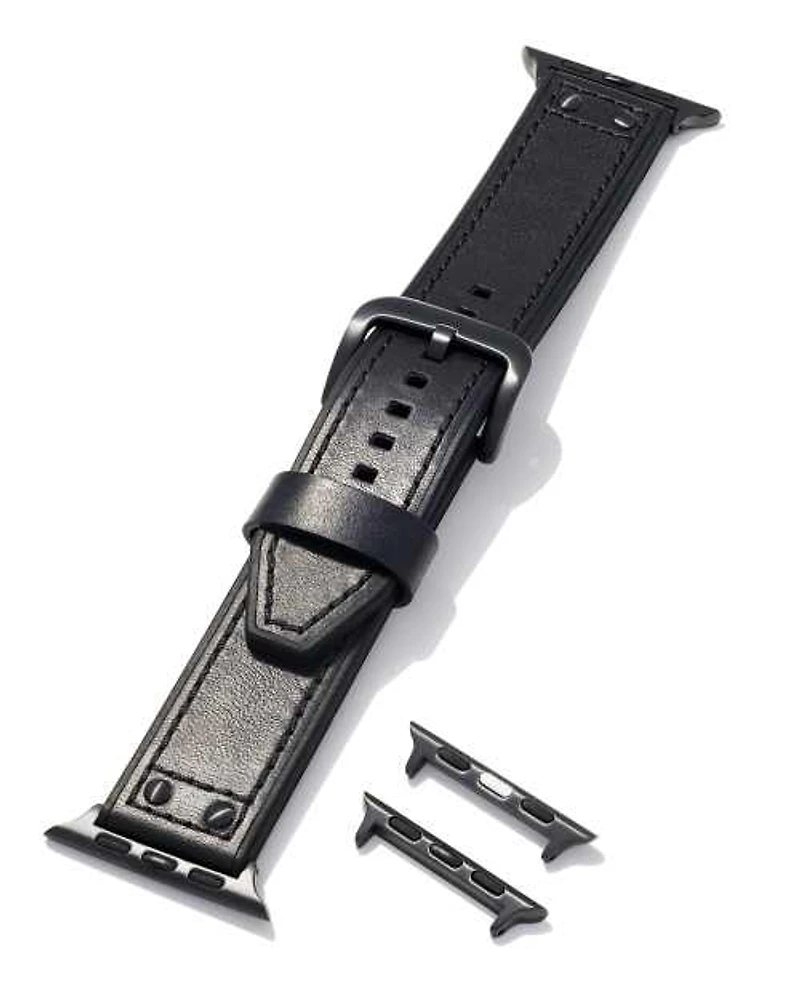 Cade Leather Watch Band Cognac