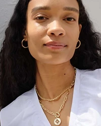 Nydia Silver Strand Necklace White CZ