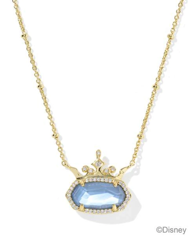 Disney | Kendra Scott Elisa Princess Gold Short Pendant Necklace