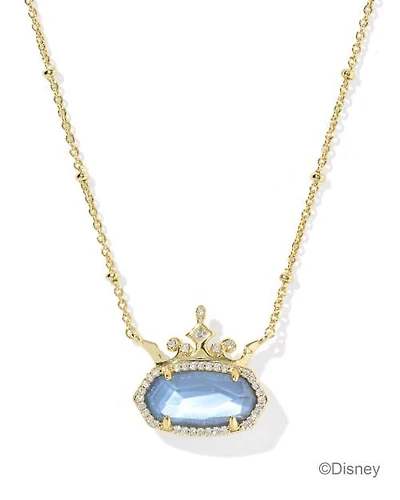 Disney | Kendra Scott Elisa Princess Gold Short Pendant Necklace