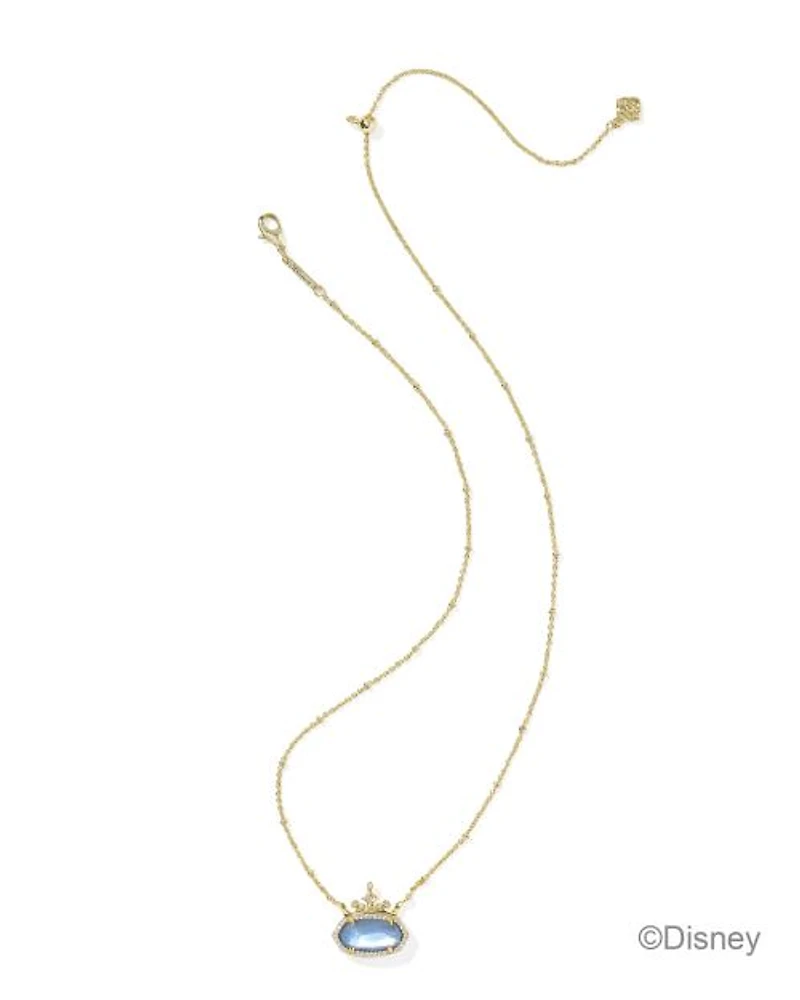 Disney | Kendra Scott Elisa Princess Gold Short Pendant Necklace