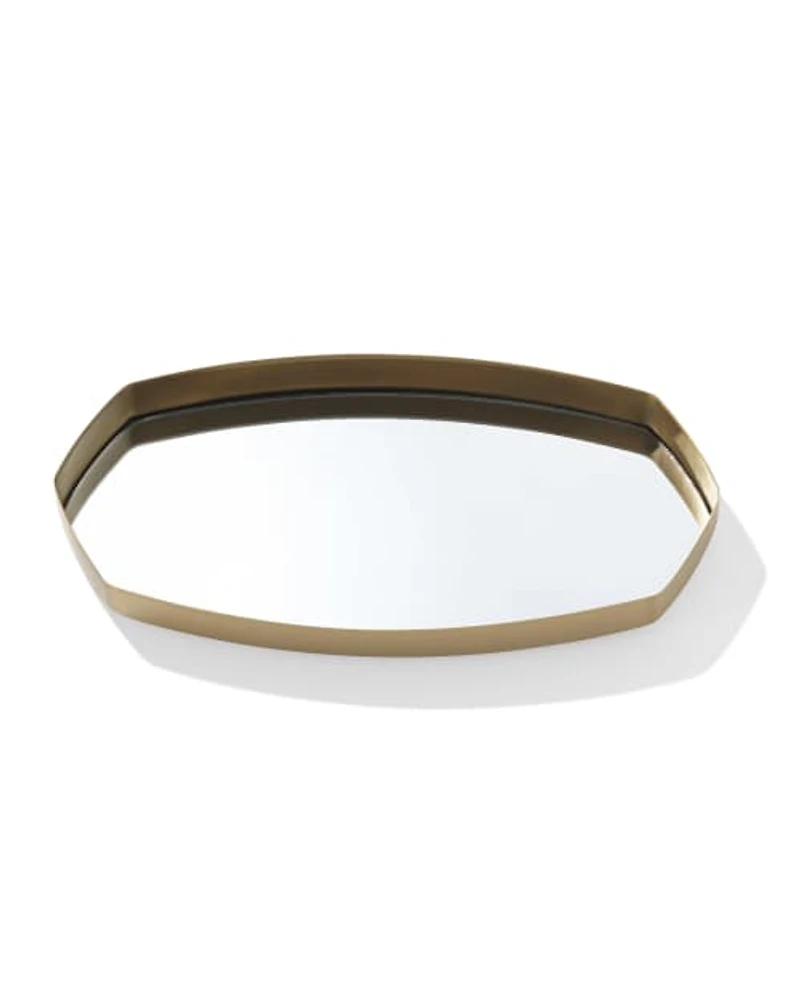 Danielle Mirrored Countertop Tray in Gold