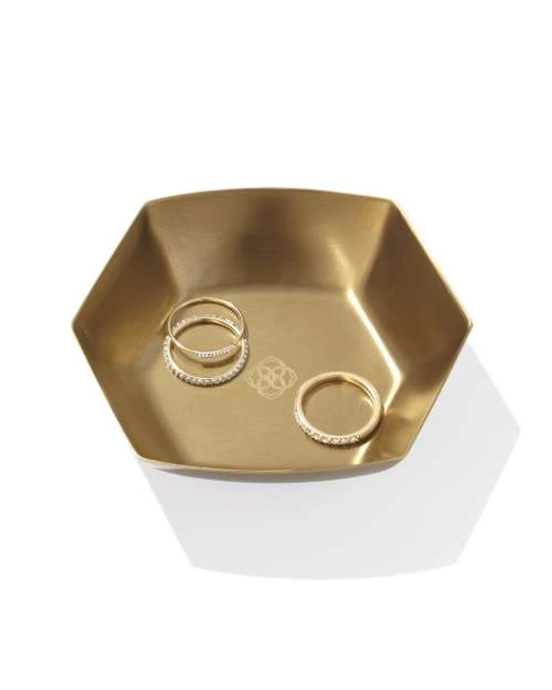 Davie Jewelry Dish in Gold